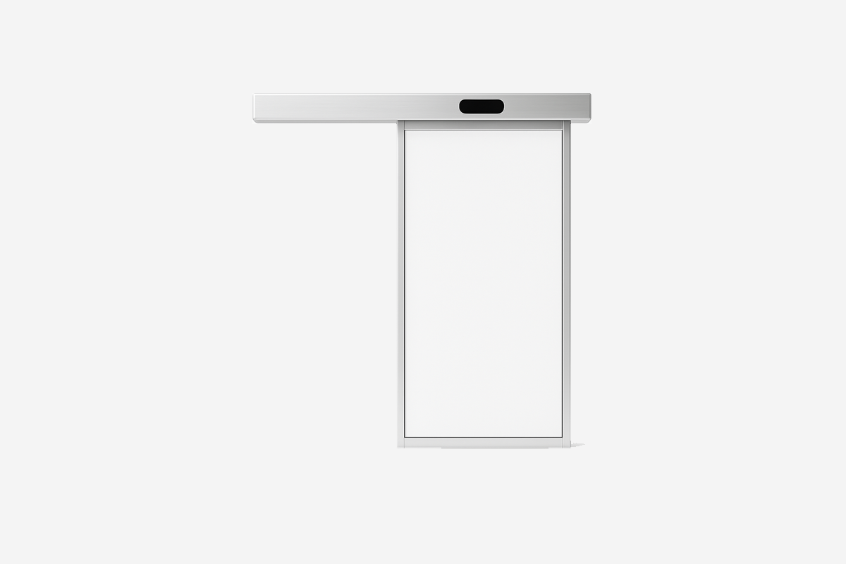 Porte automatique 1 vantail SlideX - Vue principale