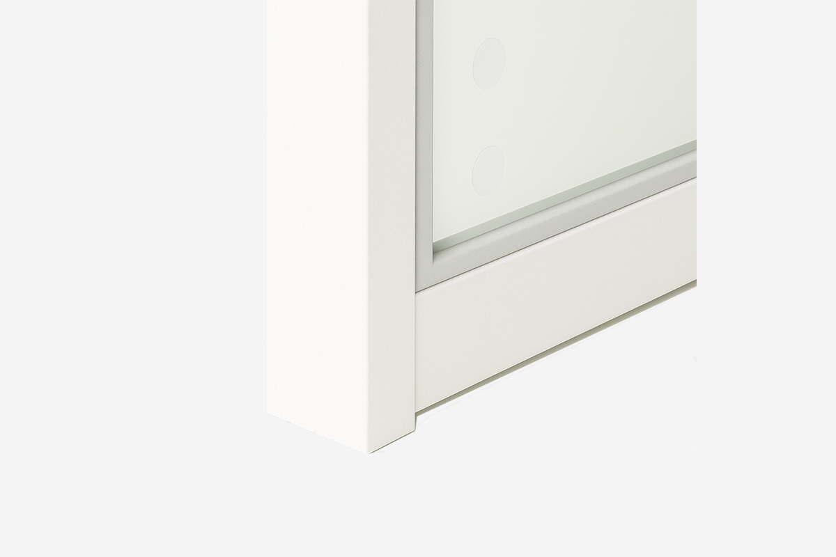 Porte automatique 1 vantail SlideX - Joint bleu
